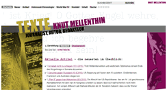 Desktop Screenshot of knutmellenthin.de